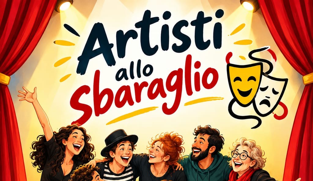 ArtistiAlloSbaraglioLocandinaCover